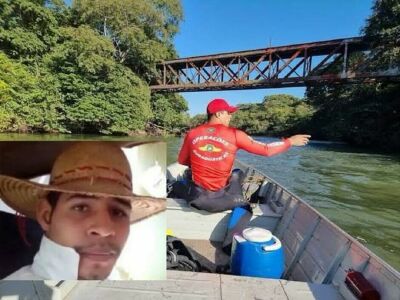 Imagem da notícia Corpo de jovem desaparecido é encontrado após quatro dias de buscas em rio de Água Clara